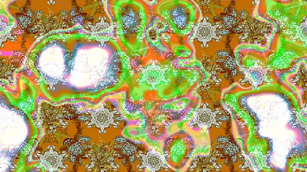 Raster kına dövme tarzı. Hint çiçek desenli madalyon desen. Etnik Mandala süsleme. Tekstil, tebrik kartı, boyama kitabı, telefon durumda yazdırma için kullanılabilir.