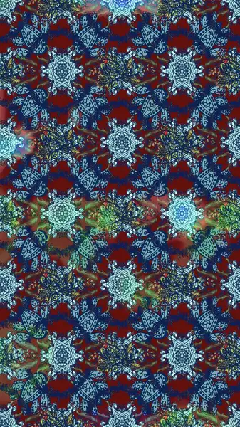 Elle boyanmış suluboya resim çizimleri, çiçekler ve bitkiler. Çiçekler mavi, kırmızı ve nötr renklerde.