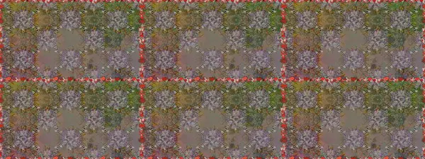 Raster illüstrasyonu. Gri ve kahverengi renklerde bahar çiçekleri. Raster çiçek desenli ve çiçekli..