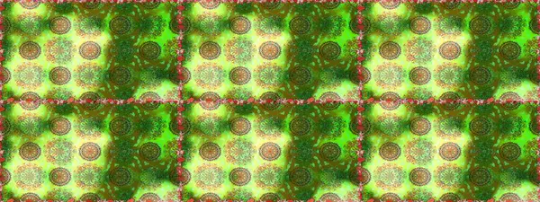 Yeşil ve kahverengi renkli çiçekler. Elle boyanmış suluboya, kusursuz çiçekler ve bitkiler..