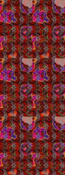 Raster illüstrasyonu. Suluboya, elle çizilmiş. Eskiz arkaplan modeli. Kırmızı, kahverengi ve siyah yapraklı yabani çiçekler.