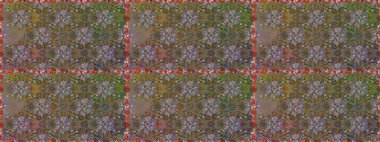 Güzel kumaş deseni. Renkli Yaz Temalı Kusursuz Arkaplan. Düz Çiçek Elementleri Tasarımı. Raster illüstrasyonunda trendsiz çiçek deseni.