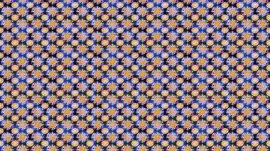 Çiçeklerle kusursuz desen. Tarafsız ve mavi renkte çiçekler. Suluboya çizimi. El çizimi.