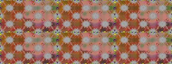 Kahverengi ve gri renkte çiçekler. Renkli Bahar Temalı, pürüzsüz bir arka plan. Çiçekli, suluboya desenli kusursuz çiçek deseni. Düz Çiçek Elementleri Tasarım Raster illüstrasyonu.