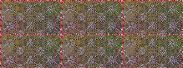 Güzel kumaş deseni. Renkli Yaz Temalı Kusursuz Arkaplan. Düz Çiçek Elementleri Tasarımı. Raster illüstrasyonunda trendsiz çiçek deseni.