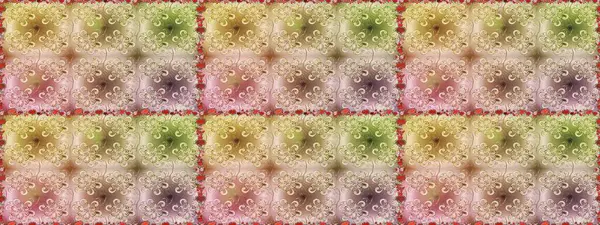 Davetiye ve kartpostal tasarımı için dekoratif çiçek unsurları. Tekstil için figür. Yapraklı kusursuz desen. Poster ya da kapak için arka plan. Sevimli zarif çiçekler Raster illüstrasyonu.