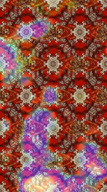 Raster Güzel kumaş deseni. Çiçek arkaplan ile soyut zarafet çizim deseni.