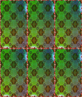 Raster Illustrasyon 'da moda olmayan çiçek deseni. Güzel kumaş deseni. Renkli Yaz Temalı Kusursuz Arkaplan. Düz Çiçek Elementleri Tasarımı.