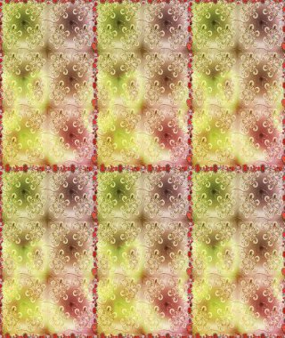 Sevimli çiçek raster deseni. Çiçekler bej ve nötr renklerde. Renkli Yaz Temalı Kusursuz Arkaplan. Düz Çiçek Elementleri Tasarımı.