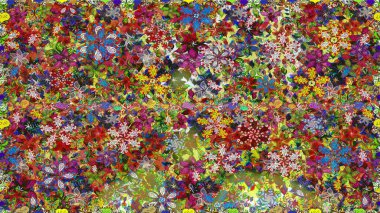 Güzel suluboya çiçek buketi pürüzsüz desen.