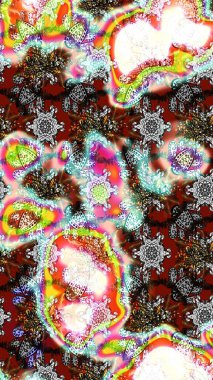 Hediye ambalaj kağıdı, tebrik kartları, posterler ve pankart tasarımı. Tarafsız, gri ve kahverengi renkte çiçekler. Raster düz çiçek çizim deseni.