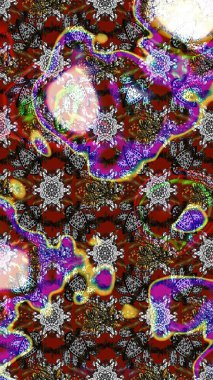 Raster Henna dövme stili. Kızılderili desenli desenli desenli şal deseni. Tekstil, tebrik kartı, boyama kitabı, telefon kılıfı baskısı için kullanılabilir. Etnik Mandala süsü.