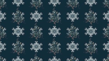 Raster illüstrasyonu. Güzel kumaş deseni. Mavi renklerde. Raster illüstrasyonunda çiçek deseni çizimi.