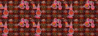 Robot resim. Küçük renkli çiçekler. Küçük çiçekte güzel bir desen. Motley illüstrasyonu. Moda baskıları için zarif bir şablon. Çiçekli bahar çiçekleri.