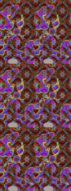 Raster deseni. Küçük çiçekte güzel bir çiçek deseni var. Çiçekli çiçek deseni, suluboya..