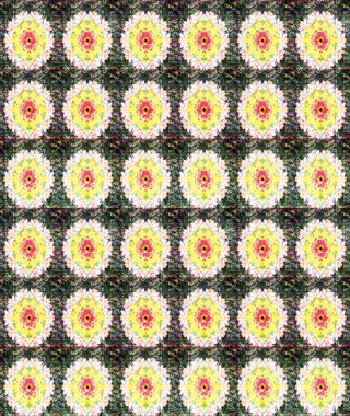 Raster çiçek desenli çiçek deseni, yapraklar, dekoratif elementler, sıçrama, lekeler, el çizimi kontur çizgileri ve Doodle çizim stili, grafik raster çizim çizimi.