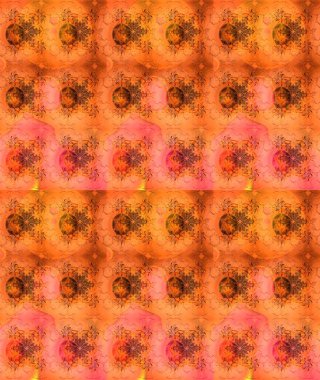 Küçük çiçekte güzel bir çiçek deseni var. Çiçekli çiçek deseni, suluboya. Raster deseni.