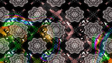 Tekstil veya kitap kapakları, imalat, duvar kağıtları, baskı, hediye paketi ve yapıştırma kitabı için çiçek eskizi geçmişi. Raster illüstrasyonu. Küçük ölçekli çiçeklerdeki basit sevimli desen.