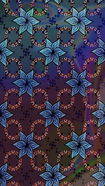 Güzel suluboya yaz çiçekleri deseni..