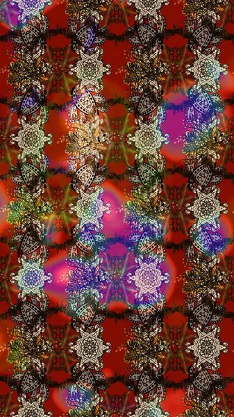 Botanik çizim kalıbı. Organik elementler. Raster deseni. Suluboya etkisi.