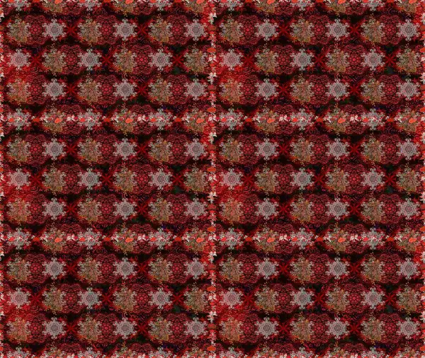 Ultraviyole kumaş deseni. Organik motif arka planı. Kusursuz desen. Raster illüstrasyonu.