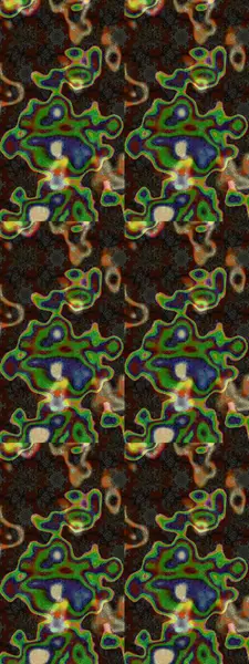 Raster suluboya çiçek deseni, narin çiçekler, kahverengi, gri ve yeşil çiçekler, tebrik kartı şablonu. Raster Güzel kumaş deseni.