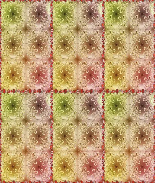 Çiçeğin suluboya çizimlerinin mükemmel deseni. Eski model. Dekorasyon ve tasarım için güzel bir desen. Raster illüstrasyonu. Moda baskısı. Suluboya kusursuz desen.