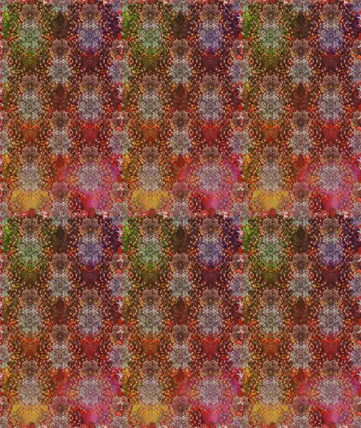 Kahverengi ve nötr renklerde çiçeklerle kusursuz çiçek deseni. Çiçekler suluboya tarzında kahverengi ve nötr renklerde.