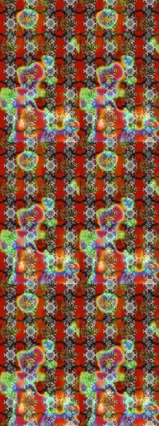 Kahverengi, gri ve kırmızı renkte çiçekler. Kumaş desenli papatya çiçekleri ayrıntıları.