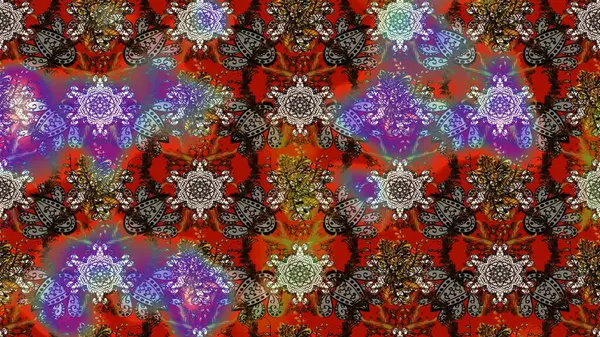 Çiçek desenli eskiz, yaz çiçekleri. Çiçekler kahverengi, kırmızı ve gri renklerde. Renkli Bahar Teması eskiz kalıbı. Düz Çiçek Elementleri Tasarımı.