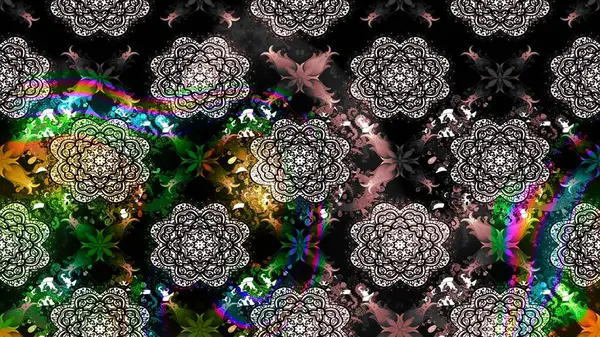 Tekstil veya kitap kapakları, imalat, duvar kağıtları, baskı, hediye paketi ve yapıştırma kitabı için çiçek eskizi geçmişi. Raster illüstrasyonu. Küçük ölçekli çiçeklerdeki basit sevimli desen.