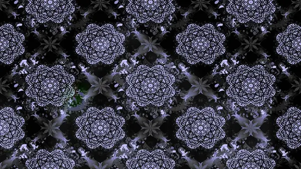 Raster illüstrasyonu. Kumaş, duvar kağıdı ve kağıt üzerine baskı yapmak için gelişen arka plan. Moda arka planında parlak buketler. Eski usul küçük çiçekli şirin bir eskiz deseni..