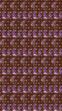 Parlak renkli çiçekleri ve kahverengi, kırmızı ve bej renkli yaprakları olan harika bir çiçek deseni. Halk tarzı. Modern çiçek arkaplanı. Moda baskıları için zarif bir şablon.