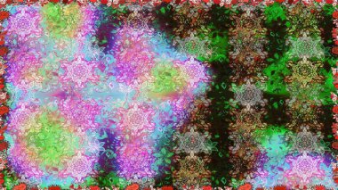 Tatil havası. Bahar mevsimi. Nazik romantik baskı. Raster dikişsiz sevimli çiçek deseni.