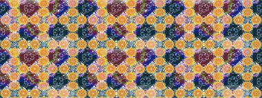 Nazik, sevimli çiçek arkaplanı. Çiçekli karalama şeklinde Raster çiçek deseni. Mavi renkte çiçekler.