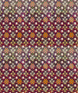 Kahverengi çiçekli bahar çiçekleri. Motley illüstrasyonu. Küçük çiçekte güzel bir desen. Küçük renkli çiçekler. Moda baskıları için zarif bir şablon.