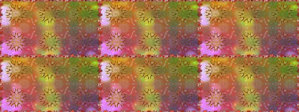 Raster illüstrasyonunda kusursuz çiçek deseni. Kahverengi ve pembe renkte çiçekler.