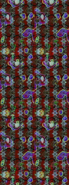 Raster Hip kumaş deseni. Eskiz Vintage Çiçek Deseni.