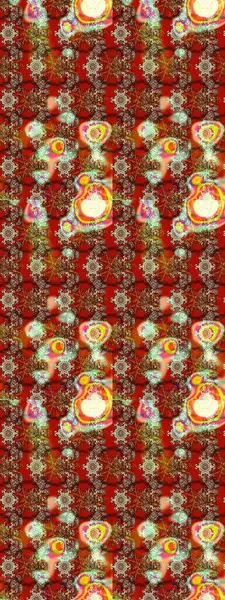 Sketch Colour Spring Theme eskiz kalıbı. Düz Çiçek Elementleri Tasarımı. Kahverengi, kırmızı ve bej renkli çiçekler. Sevimli çiçek raster deseni.