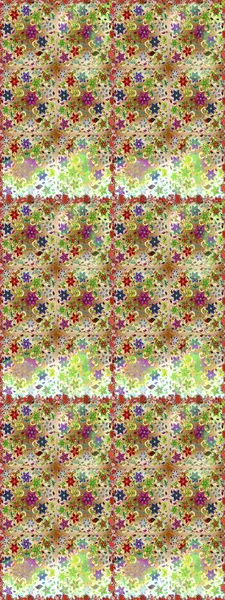 Raster dikişsiz çiçek deseni. Vadinin çiçekleri bej ve nötr renklerde.