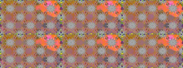 Çiçeksiz desenli arka plan. Gömlek baskısı için çiçek boyası. Kahverengi ve gri renkte çiçekler.