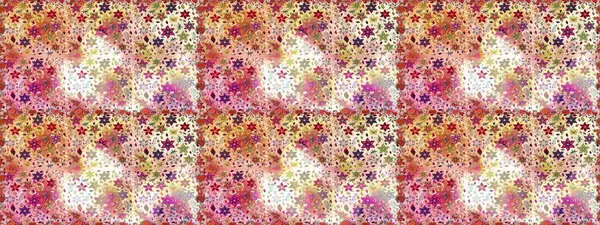 Güzel çiçek desenli küçük çiçek. Çiçekler, suluboya ile sorunsuz çiçek desenli. Raster desen.