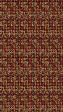 Kahverengi, kırmızı ve nötr renkte çiçekler. Renkli Bahar Teması çizim şablonu. Çiçekli çiçek deseni, suluboya. Düz Çiçek Elementleri Tasarım Raster illüstrasyonu.