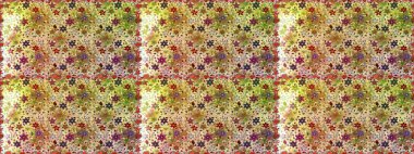 Raster suluboya çiçek deseni, narin çiçekler, bej ve kahverengi çiçekler, tebrik kartı şablonu. Raster Güzel kumaş deseni.