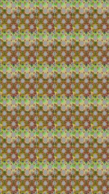 Raster illüstrasyonu. Ultraviyole kumaş deseni. Kusursuz desen. Organik motif arkaplanı.