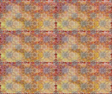 Çiçeğin suluboya çizimlerinin mükemmel deseni. Raster illüstrasyonu. Suluboya kusursuz desen. Eski model. Dekorasyon ve tasarım için güzel bir desen. Moda yazdırma.