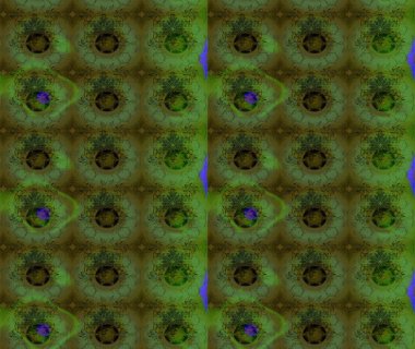 Modern stil dokusu. Çiçek desenli raster, yeşil çizgi grafik deseni soyut raster arkaplan.