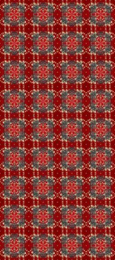 Gri, kahverengi ve kırmızı yerine altın rengi, klasik barok çiçeksiz desenler. Süslü raster dekorasyonu. Lüks, kraliyet ve Viktorya dönemi konsepti. Gri, kahverengi ve kırmızı renklerde altın element.