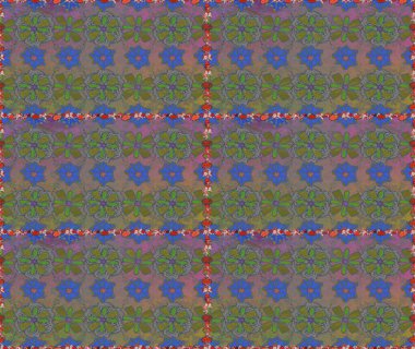 Yumuşak, bahar çiçekli arka plan. Gri ve kahverengi renkli çiçekler. Raster çiçek desenli ve çiçekli..