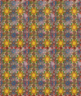 Güzel kumaş deseni. Küçük çiçekteki sevimli çiçek deseni. Güzel karalamalı çiçek desenli çizim. Raster illüstrasyonu.